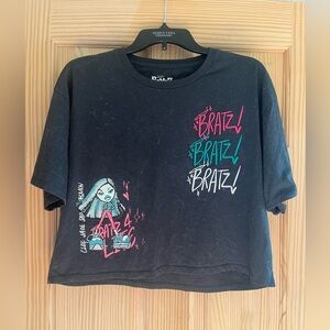 Bratz Black Crop Top Size medium